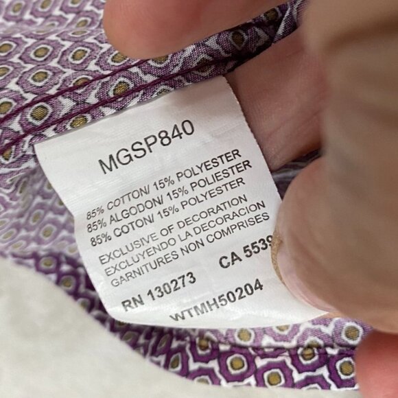 Wrangler Mens Shirts Large Lot of 2 Long Sleeve Button Up Patterned Business Red - Picture 15 of 16